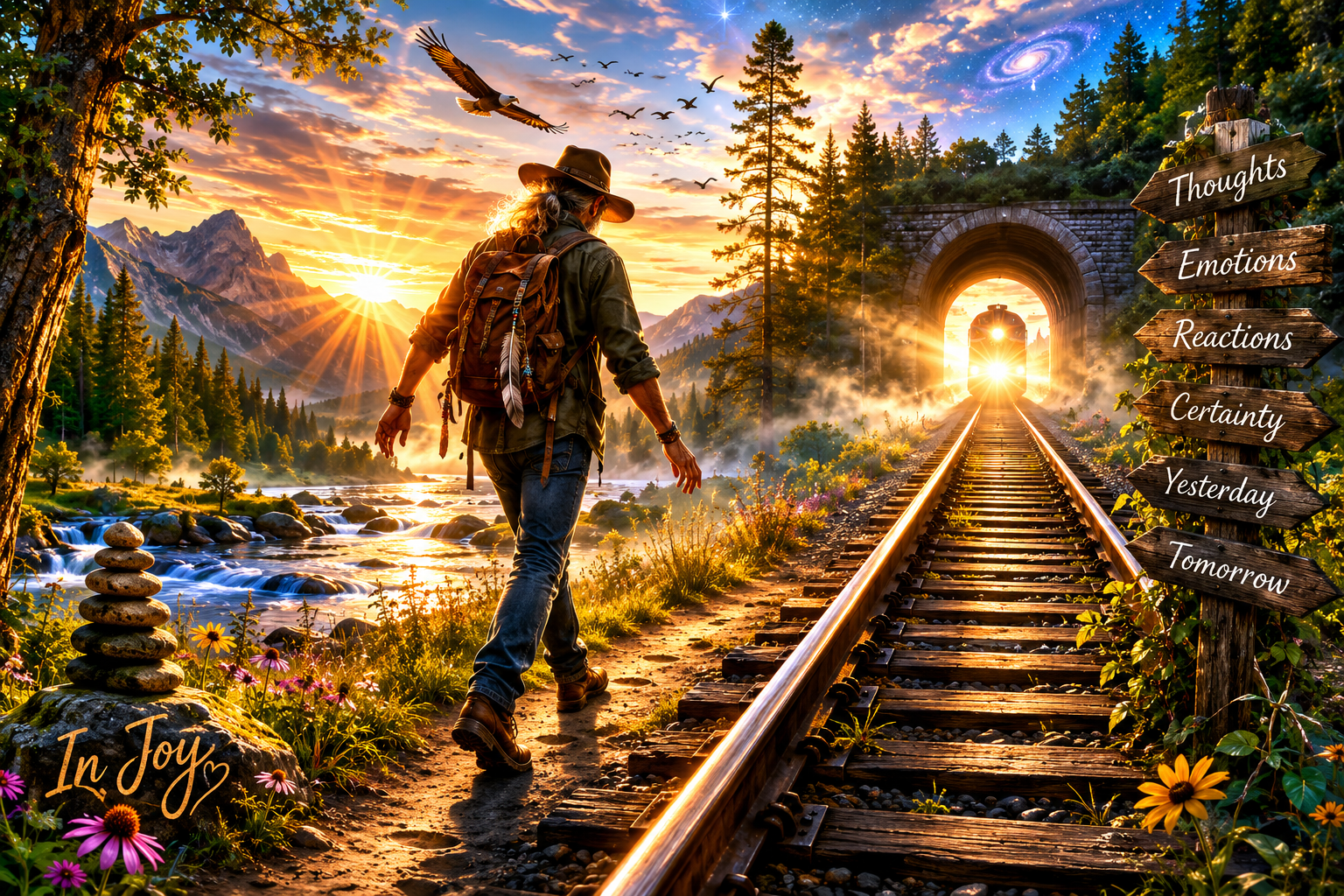 Walking Between The Tracks